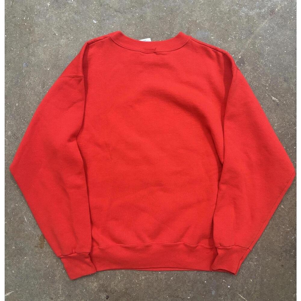 Vintage Hanes Christmas sweatshirt Santa reindeer Snowmen Men’s M - Picture 2 of 6